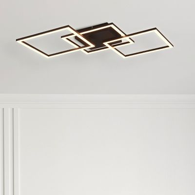 Plafon moderno preto, Margaux, 31W, LED 3000K