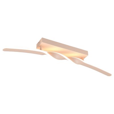Candeeiro de teto design castanho, Quirinus, 18W, LED 4000K
