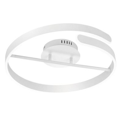 Plafon design branco, Resy, 37W, LED 4000K, regulável em 3 níveis