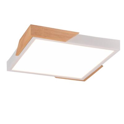 Plafon moderno branco, Selinde, 20W, LED 3000K, regulável em 3 níveis