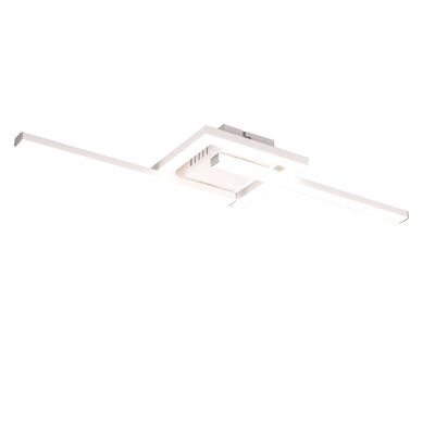 Candeeiro de teto design branco, Mahad, 17W, LED 4000K