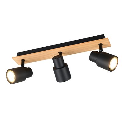 Foco de teto moderno preto, Rajeev