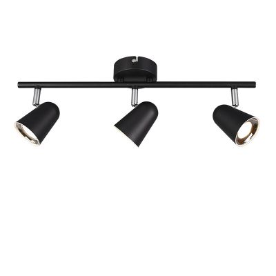 Foco de teto moderno preto, Taj, 3W, LED 3000K