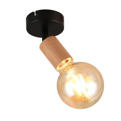 Foco de teto vintage castanho, Rihab