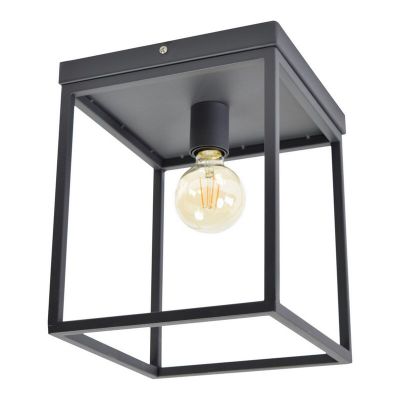 Candeeiro de teto preto industrial, Redox