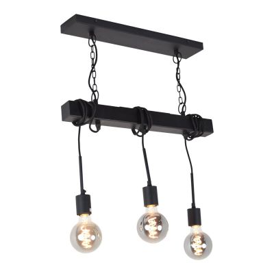 Candeeiro de teto preto industrial, Kezban