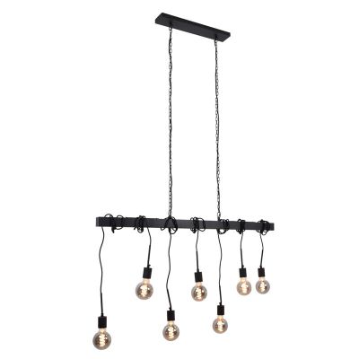 Candeeiro suspenso preto industrial, Kezban