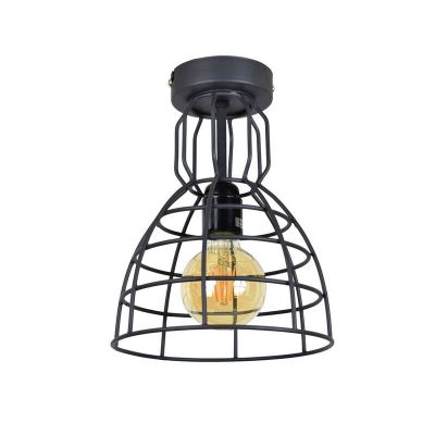 Candeeiro de teto preto industrial, Dexter