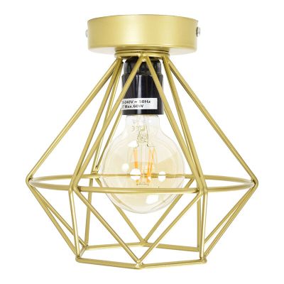 Candeeiro de teto dourado industrial, Merlon