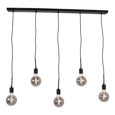 Candeeiro suspenso preto industrial, Bolb