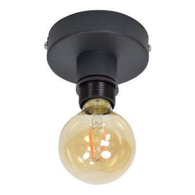 Candeeiro de teto preto industrial, Moda