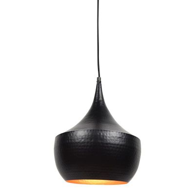Candeeiro suspenso preto industrial, Fatehvir