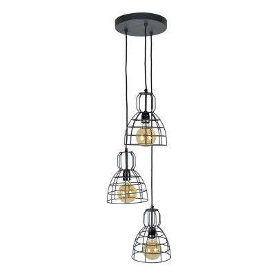Candeeiro suspenso preto industrial, Dexter