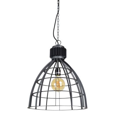 Candeeiro suspenso preto industrial, Redstar
