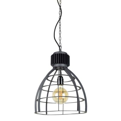 Candeeiro suspenso preto industrial, Redstar