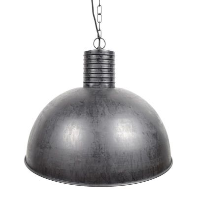 Candeeiro semiesférico preto industrial, Fejay