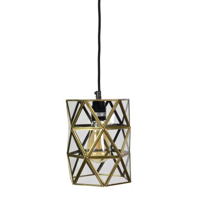 Candeeiro suspenso bronze industrial, Jez