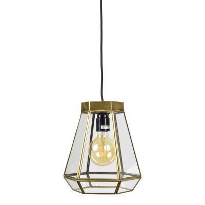 Candeeiro suspenso bronze industrial, Jez