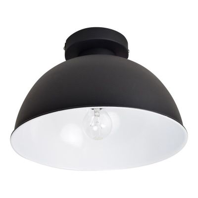 Candeeiro de teto preto industrial, Redon