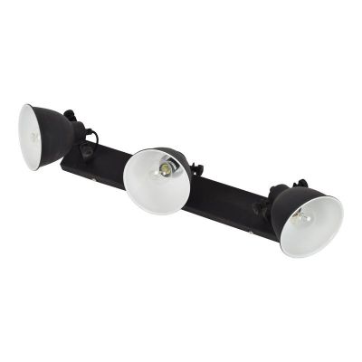 Foco de teto preto industrial, Redon