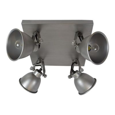 Foco de teto cinzento industrial, Redon
