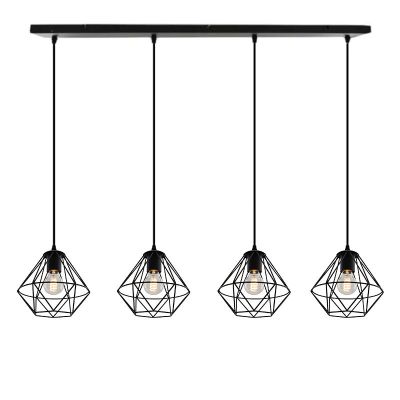 Candeeiro suspenso preto industrial, Jochem