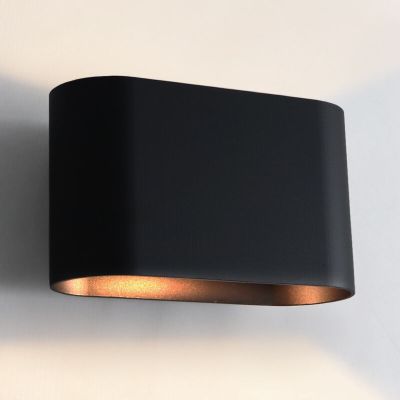 Candeeiro up down preto moderno, Rodigo