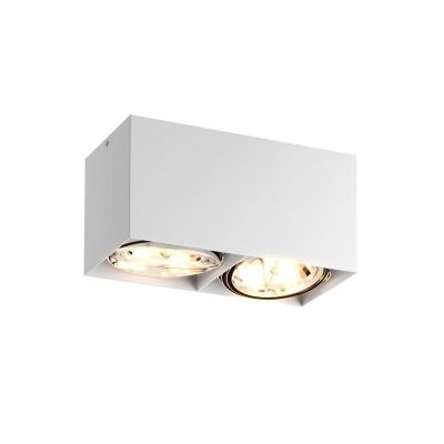 Aplique de teto branco moderno, Harup