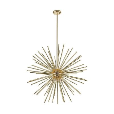 Candeeiro suspenso dourado design, Milos