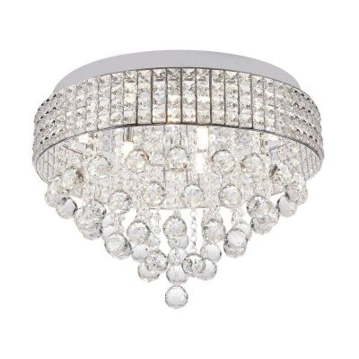 Plafon cromo design, Mitzy