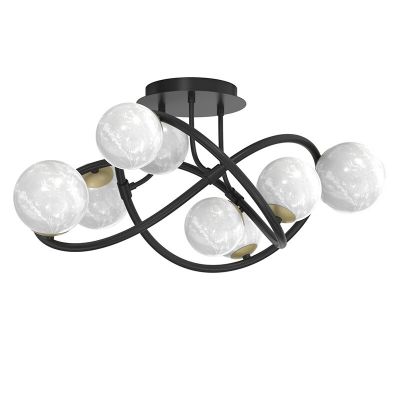 Candeeiro de teto branco moderno, Moritz